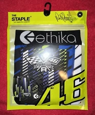 ETHIKA Men’s Medium (M) Boxer Brief Valentino Rossi Speed Streak #46 The Staple
