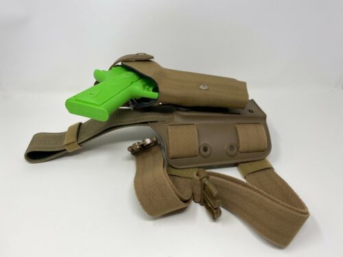 Safariland® 6004USN SLS RH Leg Rig Holster 1911 5" w Rail, Cordura® Coyote Brown - Picture 8 of 12