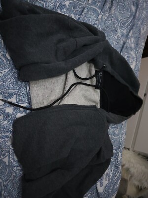 Tailored Athlete Zip Through Hoodie Small Grey UK