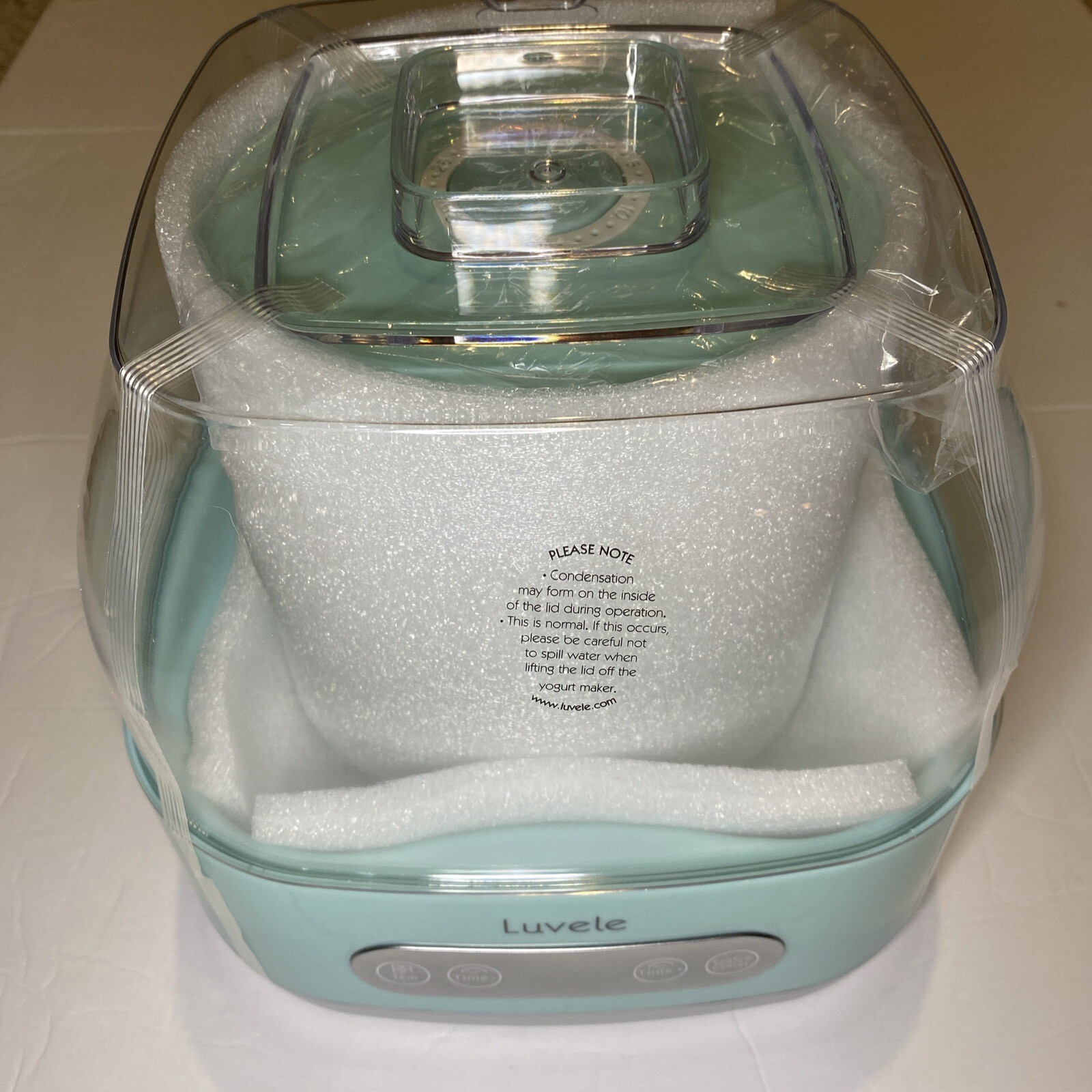 Luvele Pure Plus Yogurt Water Bath Maker Open Box eBay