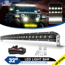 NEW 32" 600W Curved Slim LED Light Bar Offroad Driving UTE Truck SUV 4X4 Boat 