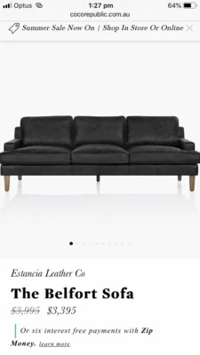 The Belfort Sofa From Coco Republic Sofas Gumtree The Belfort Sofa From Coco Republic Sofas Gumtree