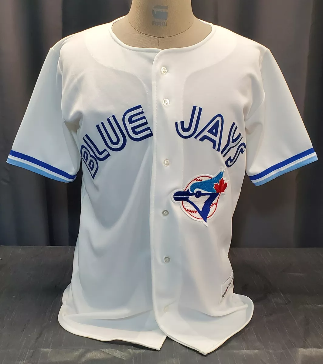 Toronto Blue Jays Vintage Baby Blue Jersey Pat Borders Authentic Raven  Large NWT