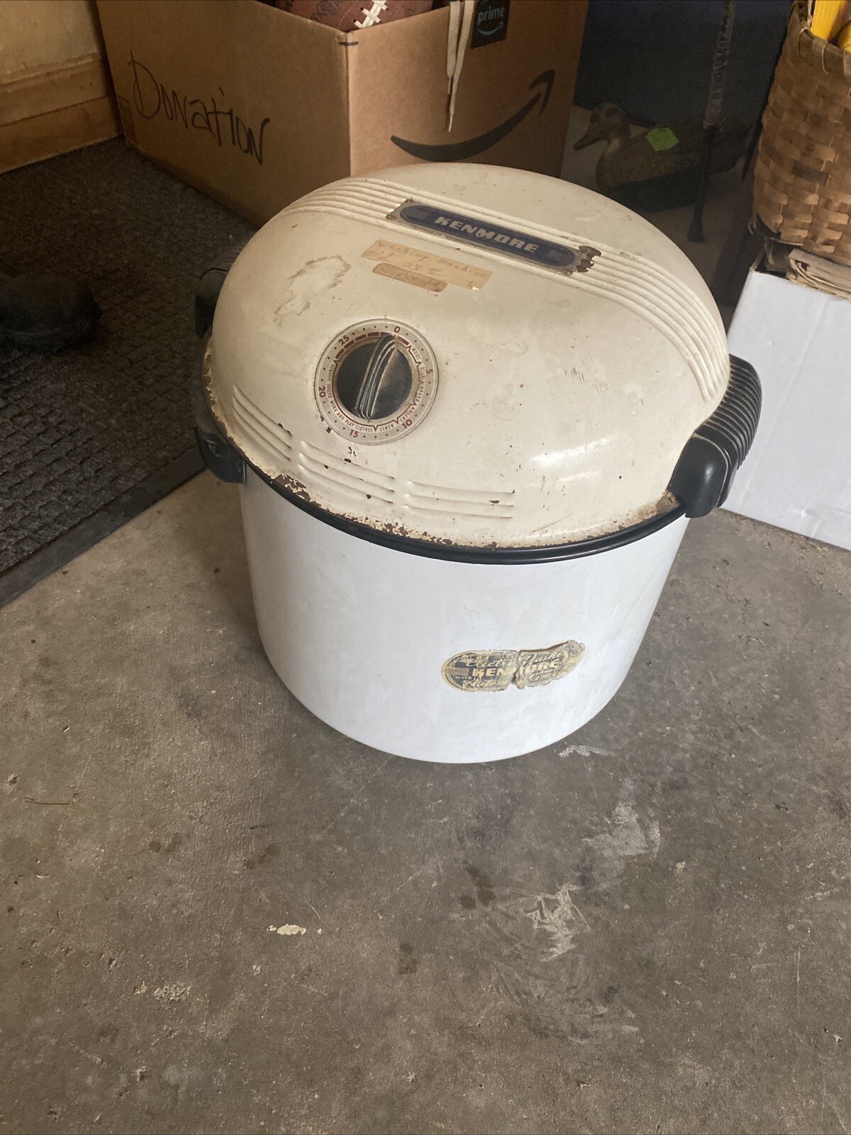 Vintage Kenmore “Portable” Electric Tabletop Washing Machine With