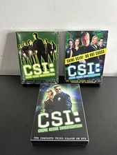 CSI Complete Seasons 1 2 3 CBS Series On DVD Crime Scene Investigation New Used