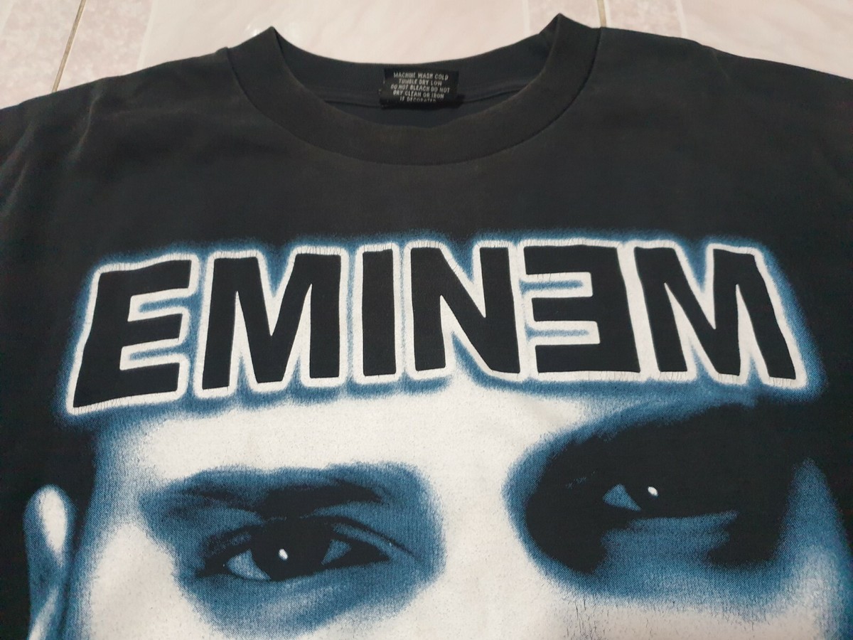 Rare Vintage Eminem Bootleg Hip hop rap tee Long Sleeve T Shirt