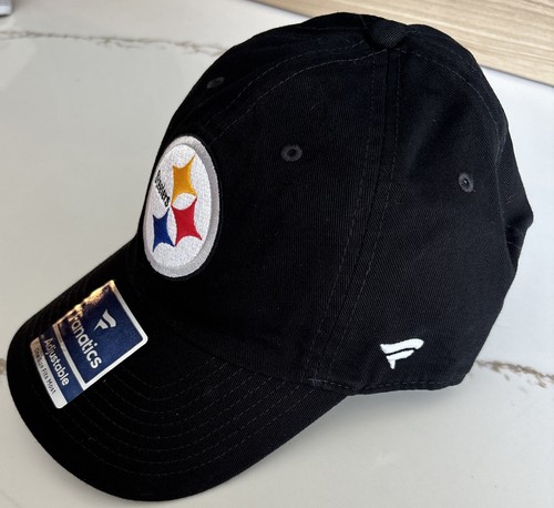 Pittsburgh Steelers Fanatics Clean Up Adjustable Baseball Cap Hat Brand New NFL - Picture 2 of 8