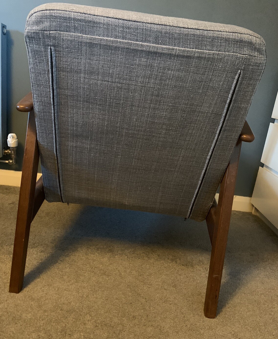 Ikea Ekenaset Grey Armchair eBay