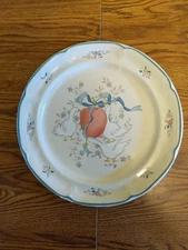 International Marmalade Round Platter Chop Plate Geese Ducks Vintage (12 1/4")