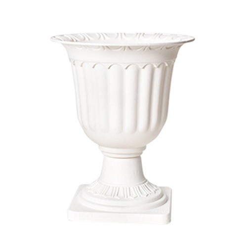 Römisch Stehendes Blumenbeet Weiß Blumenvase Blumenladen Garten bedarf - Bild 11 von 11