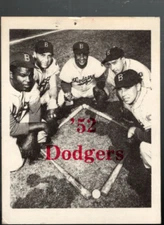 B6140- 1974 Dodgers 1952 TCMA Black/White Red Names -You Pick- 15+ FREE US SHIP