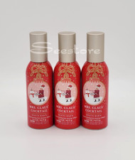 Bath Body Works Mrs Claus' Cocktail Concentrated Room Spray 1.5 oz Set of 3