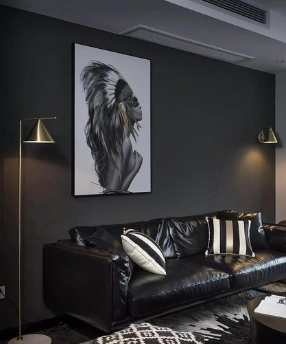 Black Peel and Stick Wallpaper Black Contact Paper Decorative Self-Adhesive - Picture 2 of 7