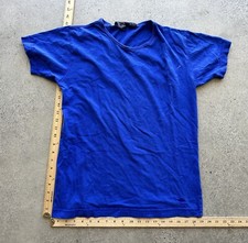 Vintage Levi’s Dockers Solid Blue Cotton Short Sleeve Tshirt Size M Made in USA