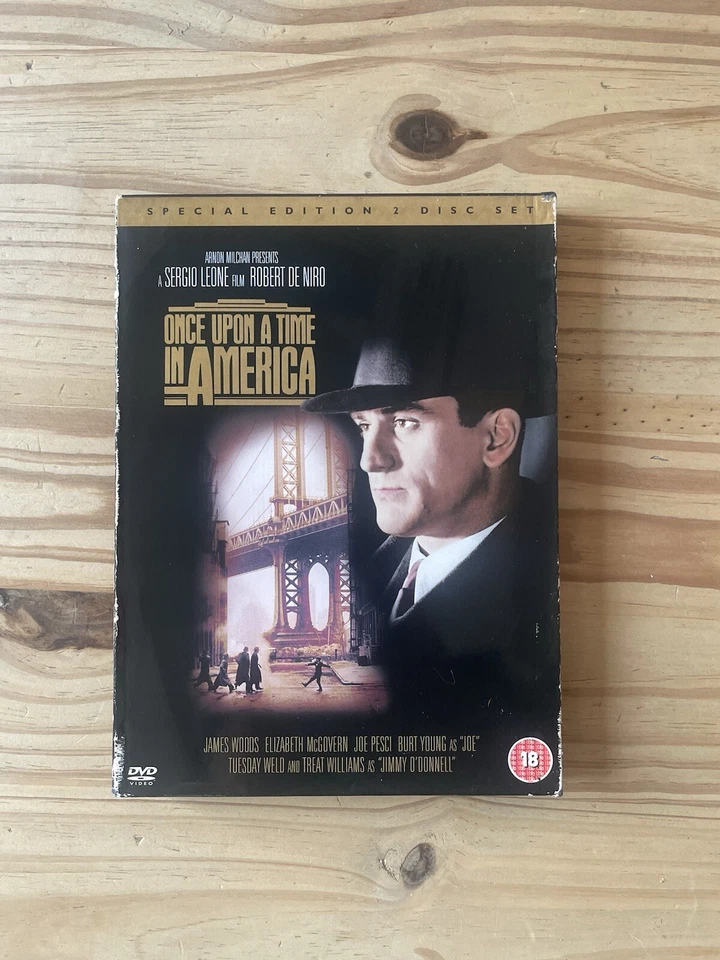 Once Upon a Time in America (DVD, 1984 Film) Robert DeNiro Slip Cover Unopened - Image 2 of 4
