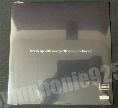 Ariana Grande  break Up With Your Girlfriend I'm Bored Clear 7'' Vinyl Sealed