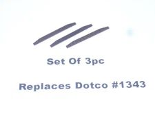 DOTCO Replacement Pencil Grinder Rotor Blades, Replaces Part #1343 (3 Pc)