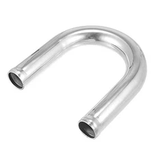  OD 25mm Leg Length 4" 100mm Aluminum Alloy Tube Intercooler Pipe 180 Degree 1"