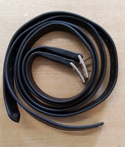 Harry Dabbs x Jaguar Stirrup Leathers 54" Black (HAP) - Picture 3 of 4
