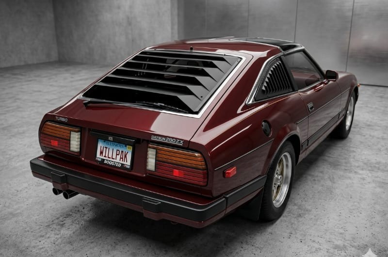 Fits Datsun 280ZX 79-83 WILLPAK ASTRA HAMMOND Aluminum Rear Window