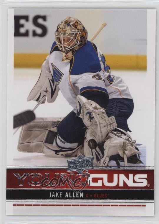 2012-13 Upper Deck Young Guns Jake Allen #244 Rookie RC