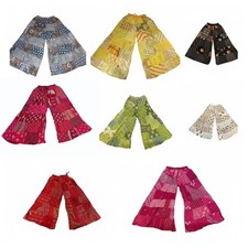 Wholesale 15 PC Rayon Patchwork Wide Leg Hippie Boho Gypsy Palazzo Pants Trouser