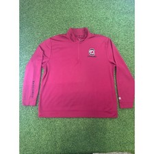 South Carolina Gamecocks 1/4 Zip Pullover Jacket Garnet Mens 2XL