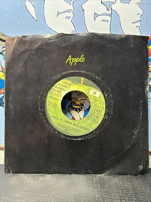 Paul McCartney Uncle Albert / Too Many People - Apple Vinyl 45 EX Beatles Solo 