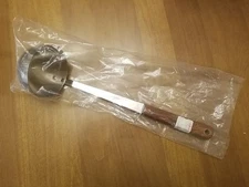 Vintage NEW Robinson Knife Co Stainless USA Short Ladle Wood Handle