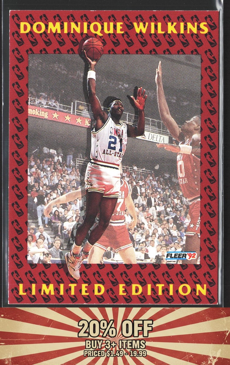 1991-92 Fleer - Dominique Wilkins Limited Edition Dominique Wilkins #6 for  sale online | eBay