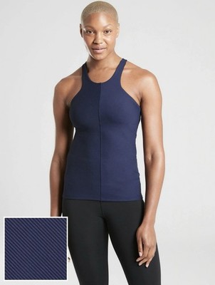Athleta Intensity Support Tank Top In Supersonic Dress Blue Size XS #531152