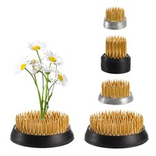 4 Pcs Round Flower Frogs 0.9/1/1.3/2.3" Flower Arranger Flower Fixed Tools Ja...