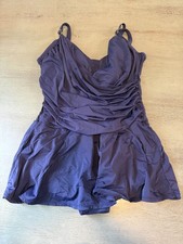 blue JANTZEN one piece swimsuit size 16