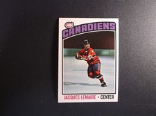 1976-77 Topps Hockey Jacques Lemaire Card # 129
