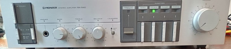 Pioneer SA-540 Integrated HiFi Amplifier 40w + 40w