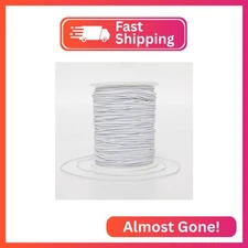 Elastic String for Bracelets, 1 mm x 110 Yards Sturdy Stretchy Elastic Cord for 