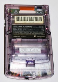 Nintendo Game Boy Color Atomic  Purple Console Works