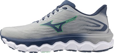 Mizuno Wave Horizon 8 Herren Laufschuhe Grau Halt Gepolstert Sport Turnschuhe