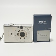 Canon IXY DIGITAL 60 Silver Compact Digital Camera Tested Working Japan
