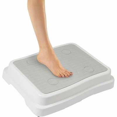 Jobar Shower Bath Step Stool Non-Slip Safety Platform White- FREE SHIPPING