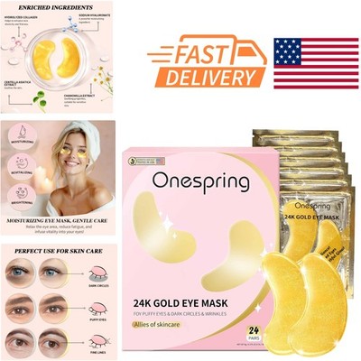 Travel Size Under Eye Patches 24 Pairs Perfect Gift for Bridesmaid and Friends