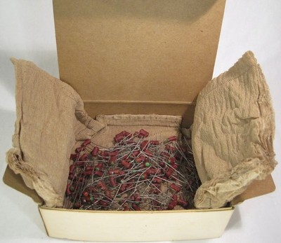 Erie Technological Products Vintage Silver Mica Capacitors 2 pf N3300 Lot of 138