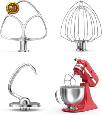 Stainless Steel Kitchen Mixers Accessories Compatible with Kitchenaid Mixer and