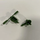 Vintage 1989 TMNT Metalhead Accessories dish & nunchuck Playmates