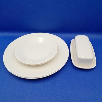 Corelle Sandstone - Choose dinner 10 3/8'' or bread 6 3/4'' plates, butter dish