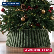 Beautiful Christmas Tree Collar - Modern 29" Velvet Tree Ring