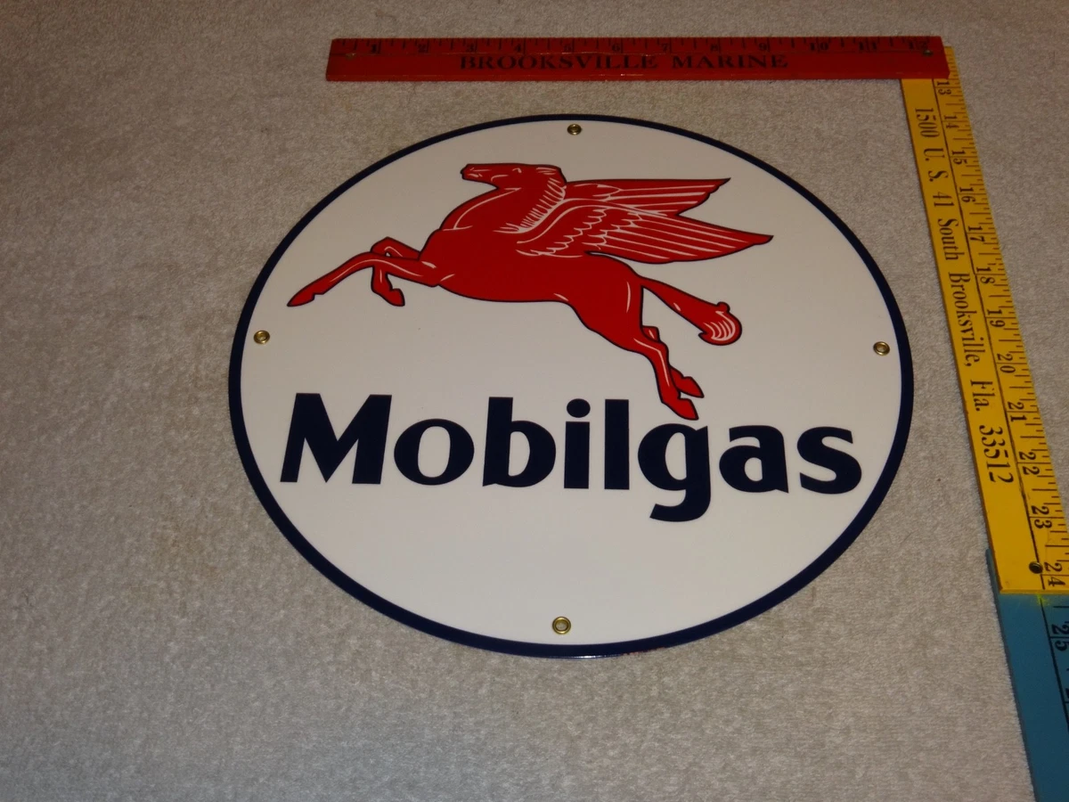 Vintage Mobil Gas Signs In Original Advertising Signs (1930-1969