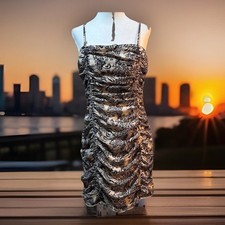J.O.A. Ruched Bodycon Mini Dress Size L