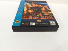 Supreme Warrior (Sega CD) 2 Discs - Complete in Box W Reg, and tested.