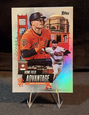 Topps 2025 Series 1 Matt Chapman Home Field Advantage Insert #HA-11 Giants